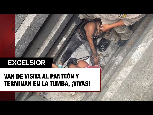 ⁣Van de visita al panteón y terminan en la tumba…, ¡pero vivas!