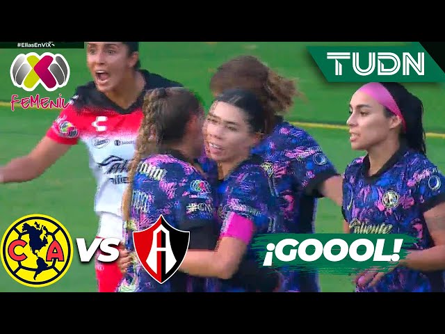 ⁣¡Doblete de Kiana! Palacios! | América 4-1 Atlas | Liga Mx Femenil AP2024-J16 | TUDN