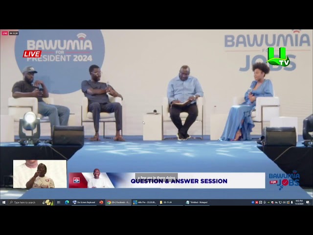 ⁣ELECTION 2024: DR. BAWUMIA SPEAKS ON JOB OPPORTUNITIES FOR YOUTH 03/11/24