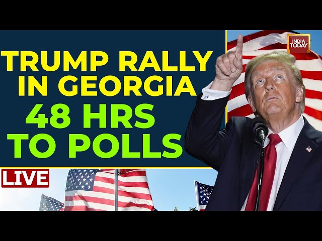 ⁣Trump LIVE: Trump Rally In Macon Georgia | Trump vs Harris | Trump Speech | US Elections 2024