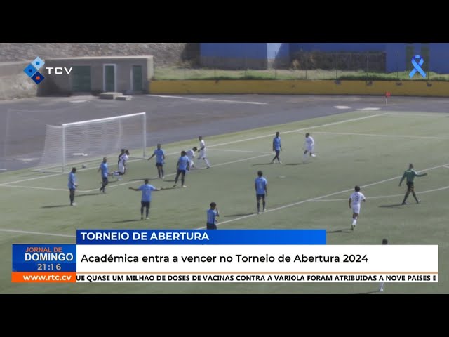 ⁣Futebol São Vicente: Académica entra a vencer no Torneio de Abertura 2024