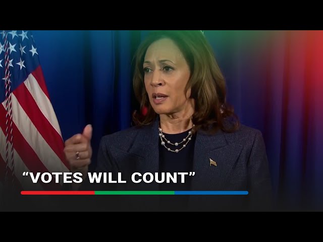 ⁣Harris: Don't fall for Trump's tactic on election fraud