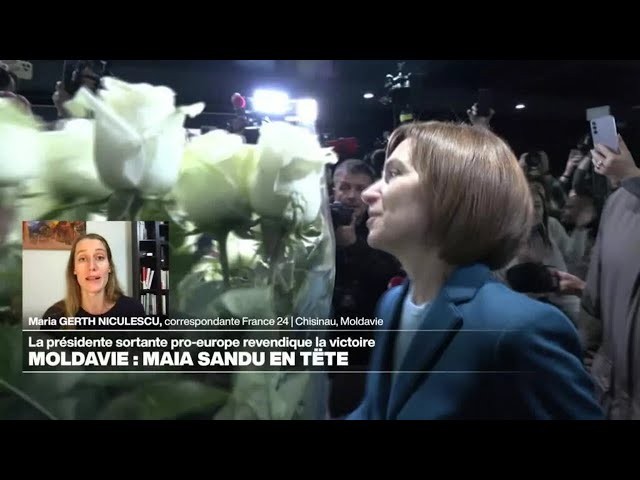 ⁣Présidentielle en Moldavie : Maia Sandu en tête • FRANCE 24