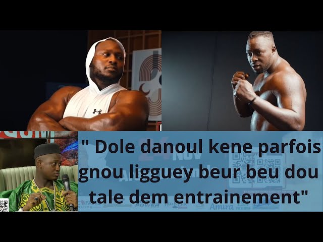 ⁣Serigne Hakim " Dolé danoul kene. Parfois gnou ligguey beur beu dou taleu dem entrainement &quo