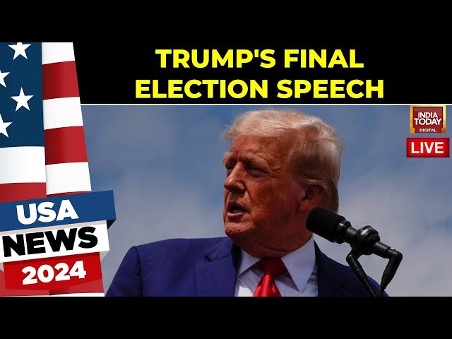 ⁣Donald Trump LIVE From Georgia | Trump Makes Bold Prediction |  Trump vs Harris | US Elections