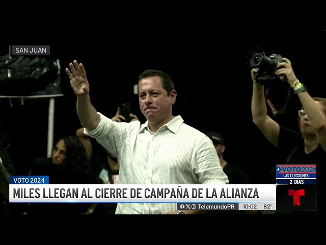 ⁣Cierre de campaña de la Alianza entre el PIP y MVC