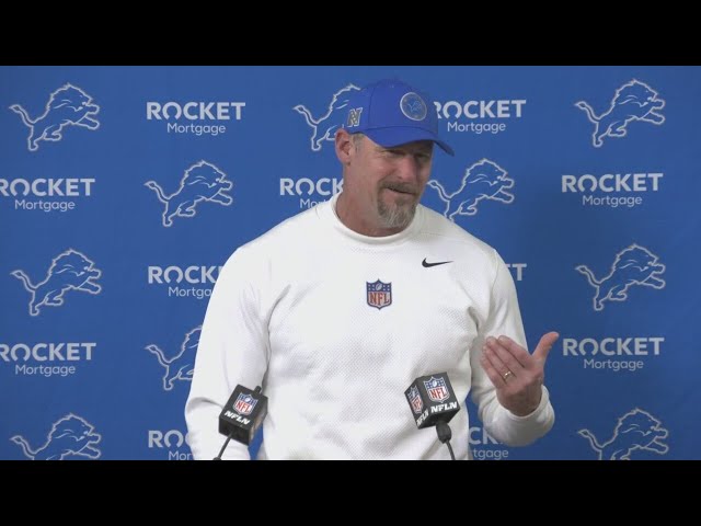 ⁣Dan Campbell on Lions win in the elements: I am not shocked one bit