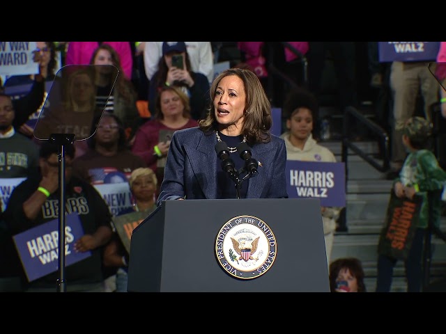 ⁣Harris to Michigan voters: I will get up every day to fight to make your life better