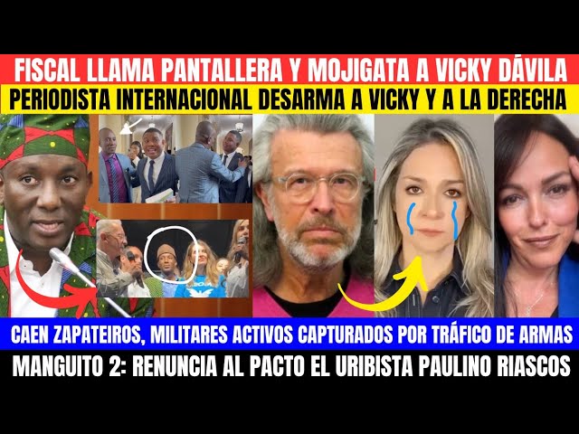 ⁣FISCAL LLAMA MOJIGATA Y PANTALLERA A VICKY.RENUNCIA MANGUITO 2 AL PACTO. ¡OJO CABAL! GR4VE DENUNCI4