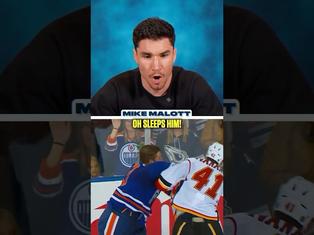 ⁣UFC Fighters React To Oilers Fights 