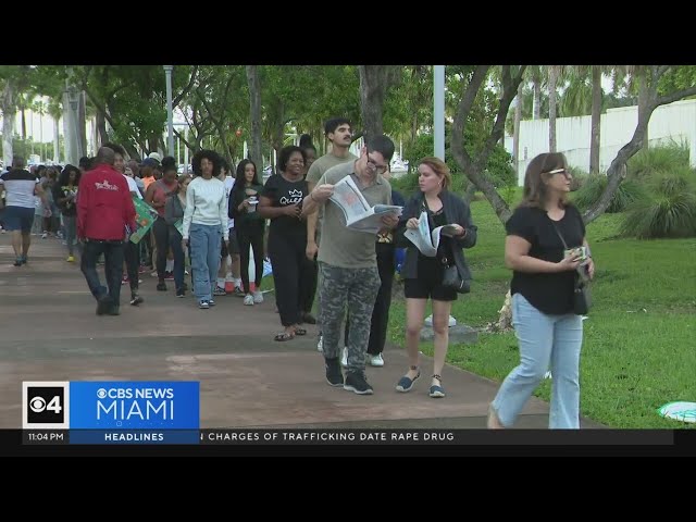 ⁣Early voting wraps up in Florida as polling sites pack up in the final minutes