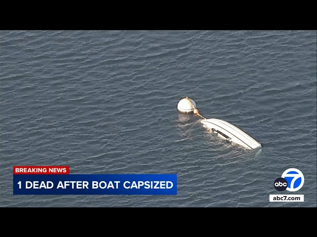 ⁣1 killed when sailboat capsizes in choppy waters off SoCal coast