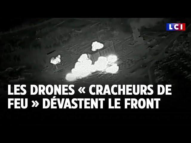 ⁣Ukraine : les drones « cracheurs de feu » dévastent le front