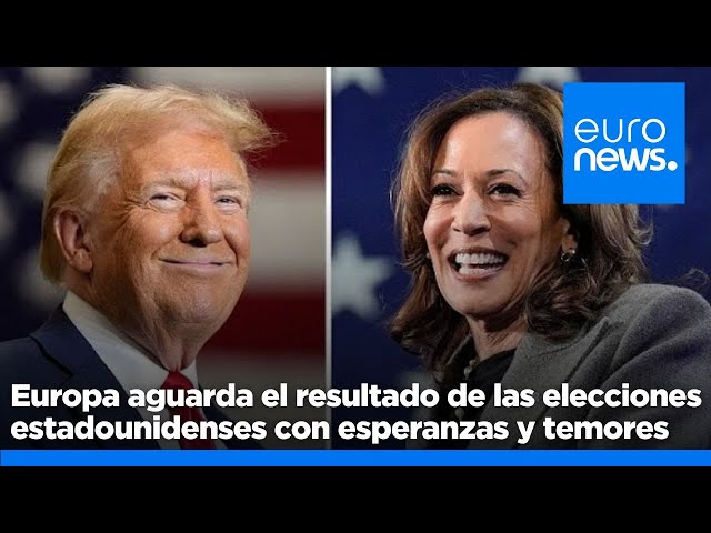 ⁣Las capitales europeas aguardan el resultado de las elecciones estadounidenses con esperanzas y…