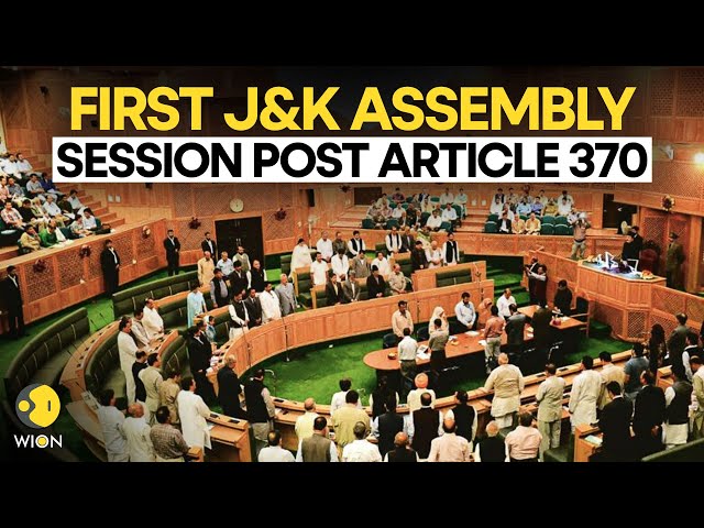 ⁣Jammu & Kashmir Assembly Session LIVE: First J&K Assembly Session Post Article 370 Abrogatio