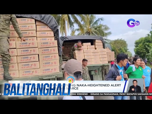 ⁣NDRRMC, nananatiling naka-heightened alert para sa Bagyong Marce | Balitanghali