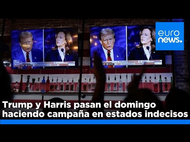 ⁣Harris promete "pasar página" con la política de división aunque Trump confía en ganar