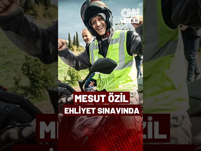 ⁣Ehliyet Sınavında Görenler Gözlerine İnanamadı! Mesut Özil'in Motosiklet Kullandığı Anlar...