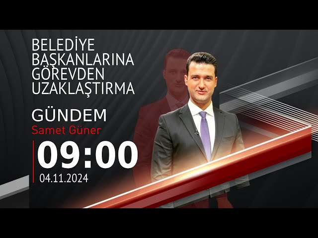 ⁣ #CANLI | Samet Güner ile Gündem | 4 Kasım 2024 | HABER #CNNTÜRK