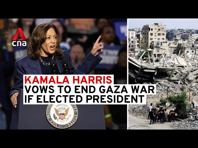 ⁣Harris vows to end war in Gaza as election enters final hours