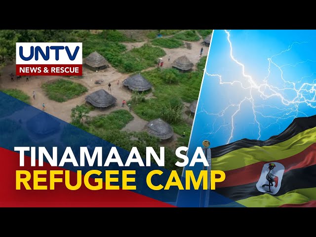 ⁣14 indibidwal, patay sa pagtama ng kidlat sa refugee camp sa Uganda