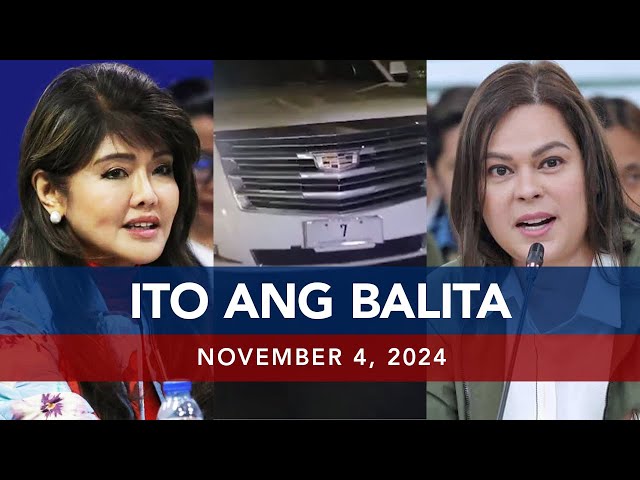 ⁣UNTV: Ito Ang Balita | November 4, 2024