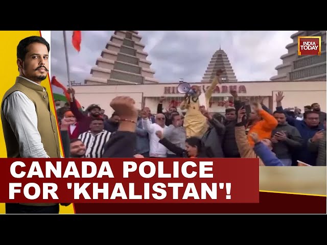 ⁣Canada Temple Attack News LIVE: Canada 'Police' Or Gangsters? | 5ive Live With Shiv Aroor|