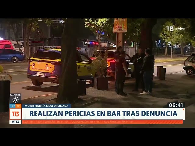 ⁣Habría futbolistas involucrados: Mujer denuncia haber sido drogada en bar de Vitacura