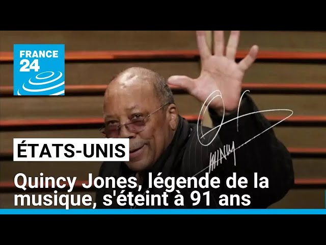 ⁣Quincy Jones, légende de la musique américaine, s'éteint à 91 ans • FRANCE 24