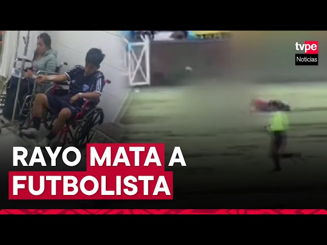 ⁣Tragedia en Huancayo: rayo mata a futbolista y deja cuatro heridos durante torneo