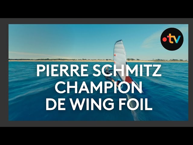 ⁣Pierre Schmitz, champion de France Wing Foil Junior