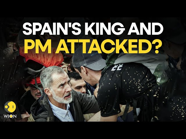 ⁣Spain's King And PM Attacked With Mud During Visit To Flood Hit Valencia | Spain Floods | WION 