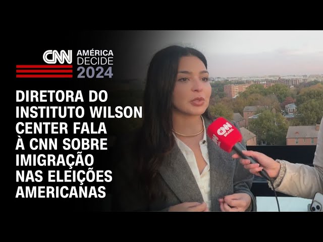 ⁣Diretora do Instituto Wilson Center fala à CNN sobre imigração nas eleições americanas | NOVO DIA