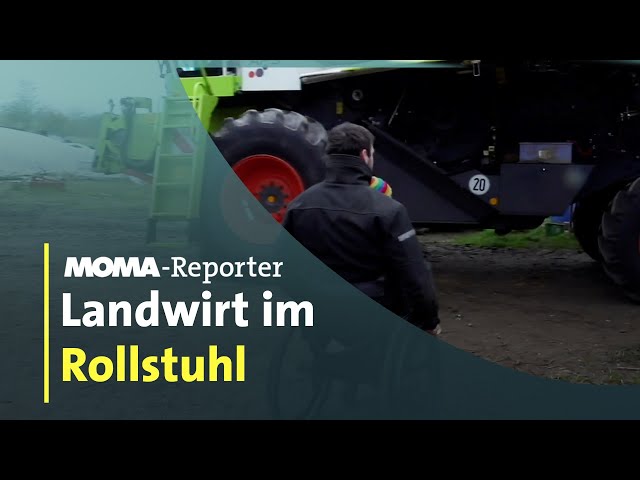 ⁣Landwirt mit Rollstuhl | ARD-Morgenmagazin