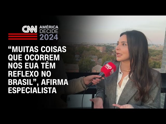 ⁣“Muitas coisas que ocorrem nos EUA têm reflexo no Brasil”, afirma especialista | CNN NOVO DIA