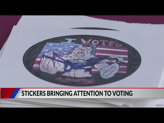 ⁣Creative ‘I Voted’ stickers branch out beyond flag design