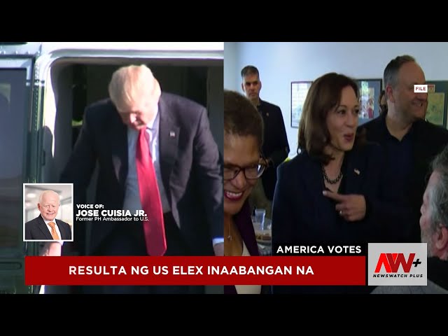 ⁣Resulta ng tapatang Harris-Trump inaabangan | America Votes