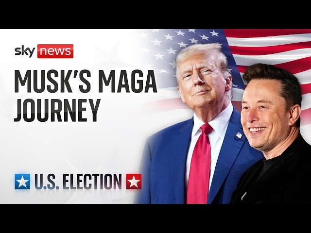 ⁣How Elon Musk went from moderate to MAGA