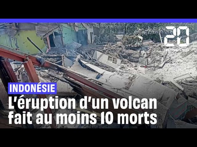 ⁣Indonésie : Au moins 10 morts lors de multiples éruptions d’un volcan #shorts