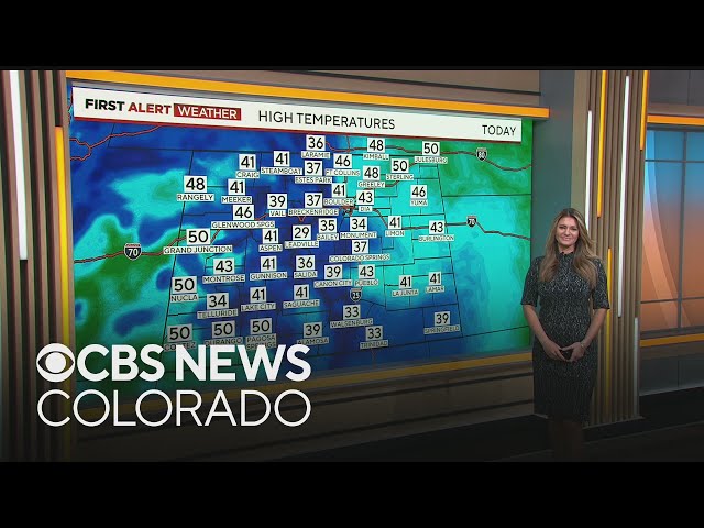 ⁣Several chances for snow in the Denver metro with three storms impacting Colorado this week