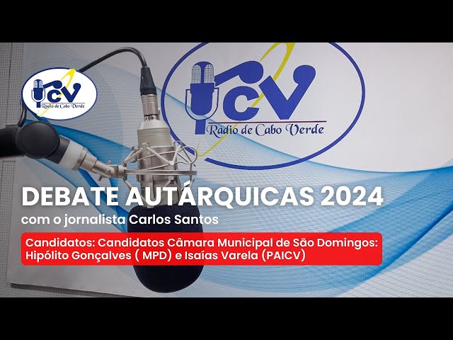 ⁣DEBATE AUTÁRQUICAS 2024 RCV com o jornalista Carlos Santos. Candidatos para CM de São Domingos