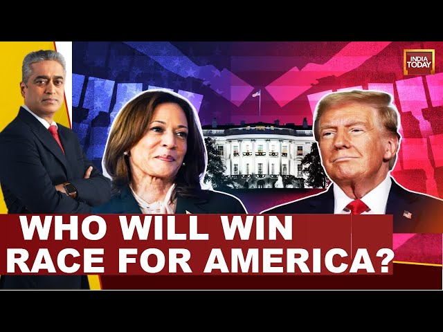 ⁣Rajdeep Saardesai LIVE: US Election 2024 | Who Will Win Race For America? | US News Live Updates