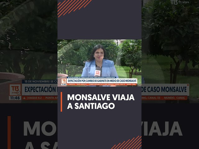 ⁣Así fue la salida de Manuel Monsalve desde su residencia hacia Santiago