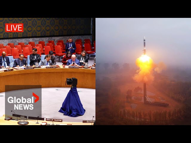 ⁣UN Security Council discuss North Korea and its latest ballistic missile launch | LIVE