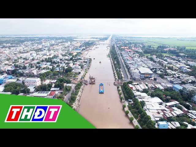 ⁣Tàu ghe sẽ không còn gặp khó khi cầu Hồng Ngự xây mới | THDT