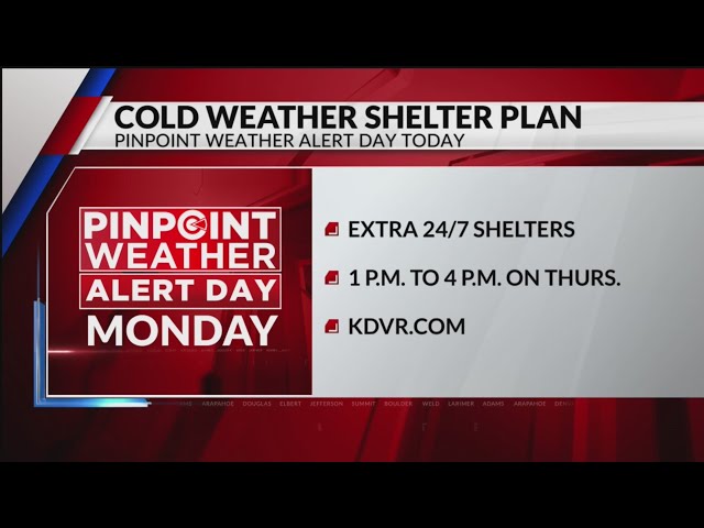 ⁣Denver activates severe weather shelters