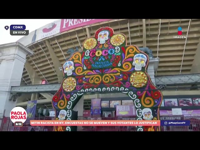 ⁣Así se encuentra en estos momentos la Plaza de Toros México y el Estadio Ciudad de los Deportes