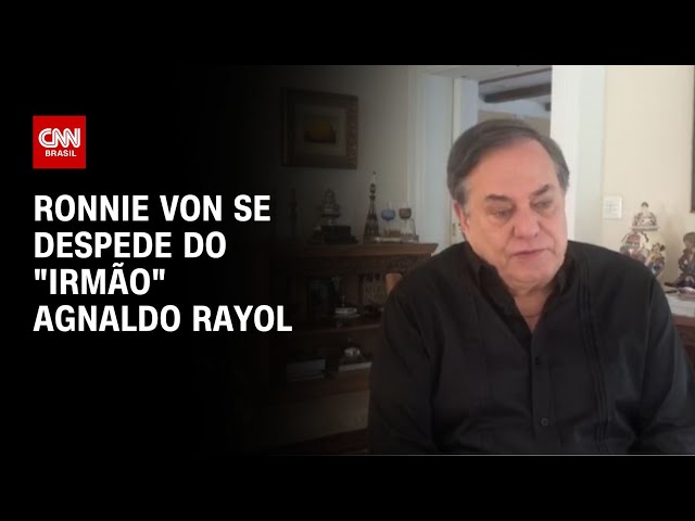 ⁣Ronnie Von se despede do "irmão" Agnaldo Rayol | BASTIDORES CNN