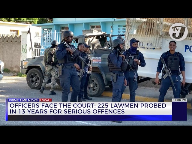 ⁣Officers Face the Court: 225 Lawmen Probed in 13 Years for Serious Offences | TVJ News