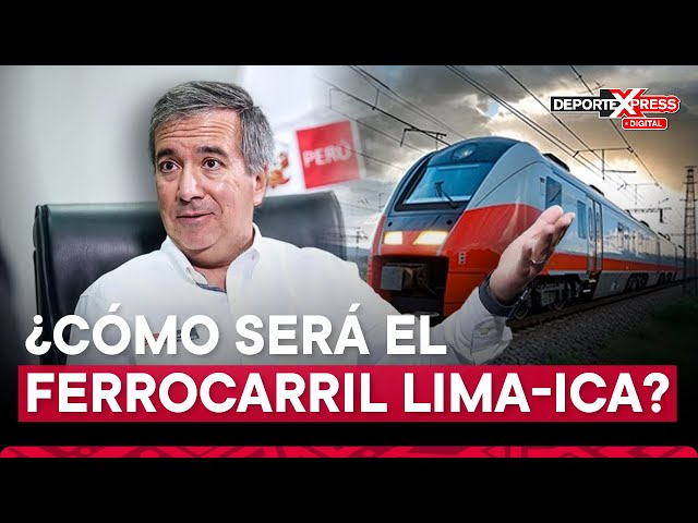 ⁣Ministro de Transportes y Comunicaciones presenta proyecto de creación del ferrocarril Lima-Ica